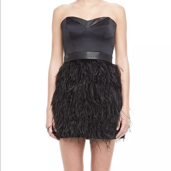 cocktail dresses with feather skirt